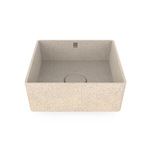 Woodio Cube40 bowl basin to be installed on a level