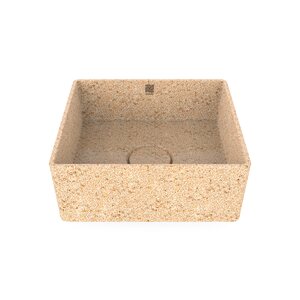 Woodio Cube40 bowl basin to be installed on a level