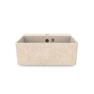 Woodio Cube40 sink with faucet installation