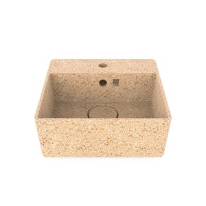 Woodio Cube40 sink with faucet installation