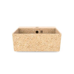 Woodio Cube40 sink with faucet installation