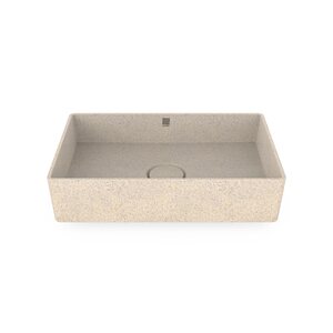 Woodio Cube60 bowl basin to be installed on a level