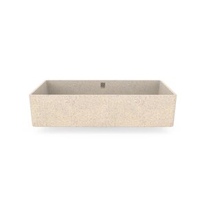 Woodio Cube60 bowl basin to be installed on a level