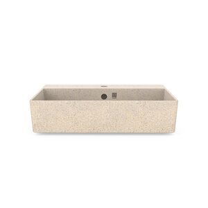 Woodio Cube60 sink with faucet installation