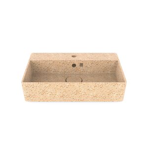 Woodio Cube60 sink with faucet installation