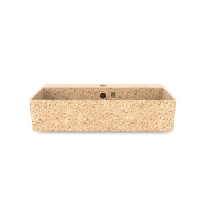 Woodio Cube60 sink with faucet installation