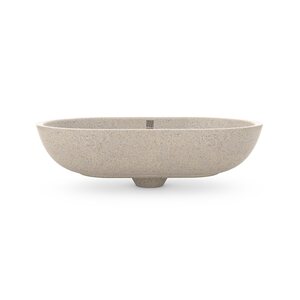 Woodio Soft60 bowl basin to be installed on a level