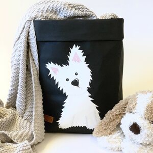 Enjoy Your Life By Demi Westie-kori, musta, S