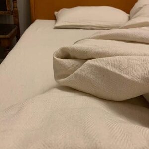 Knokkon House de couette en coton et fibres d’ortie