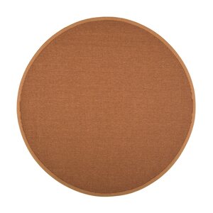 VM Carpet Esmeralda wool paper cord rug round