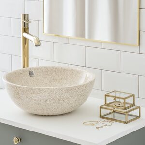 Woodio Soft40 bowl basin to be installed on a level