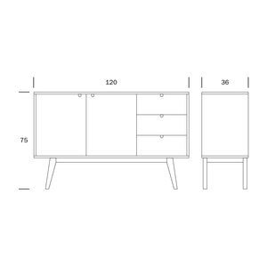 Kiteen Huonekalutehdas Notte Sideboard