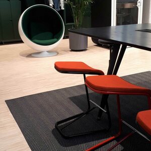 VM Carpet Elsa-villa-paperinarumatto, Musta 79