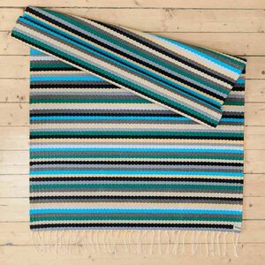 TYLLi Kehrääjä rug, Turquoise-Beige-Grey