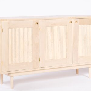 AGus Ilvesoja sideboard, 3 doors, birch