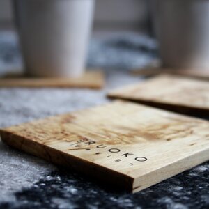 RUOKO Design Coasters 4 pcs