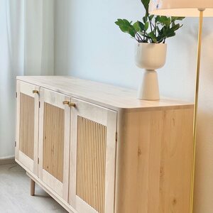 AGus Ilvesoja sideboard, 3 doors, birch