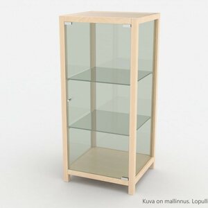 Puulon Oy Monikko-showcase, 95 x 43 x 40 cm