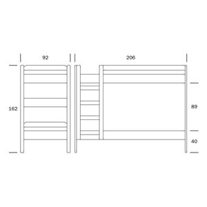 Kiteen Huonekalutehdas Kuusamo Bunk Bed
