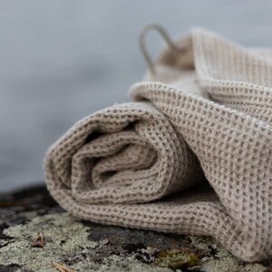 HEMPEA Pielpa Waffle Bath Towel
