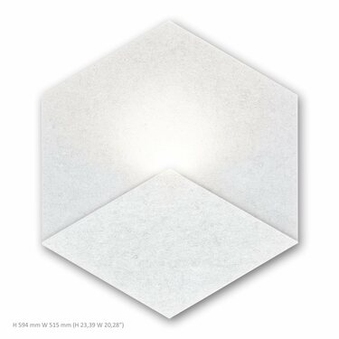 Siinne Hexagon Acoustic panel with light