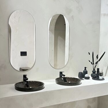 Essis Collection by Lasilinkki Double Arch Mirror with light