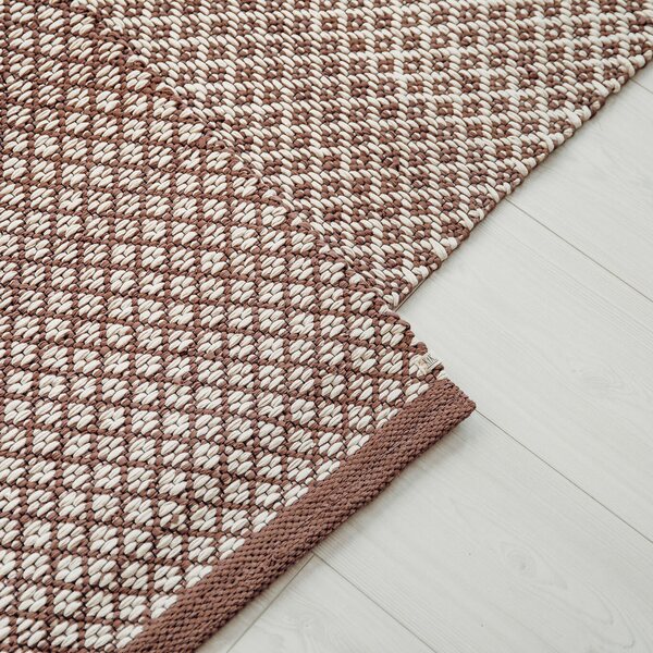 Kik-products Talvimetsä rug, Braun / Natürliches Weiß