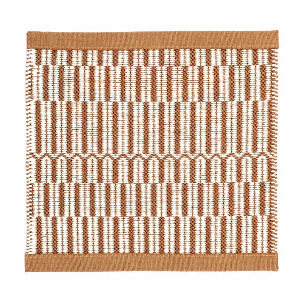VM Carpet LATUA-villamatto, Valkoinen - Kupari 7173
