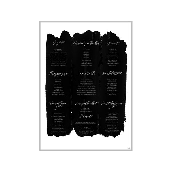 2 x ilo design Kierrätystaulu-juliste