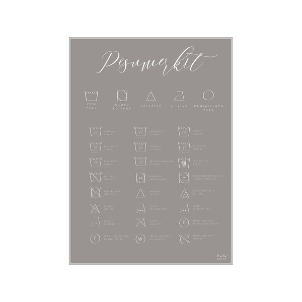 2 x ilo design Pesumerkit poster