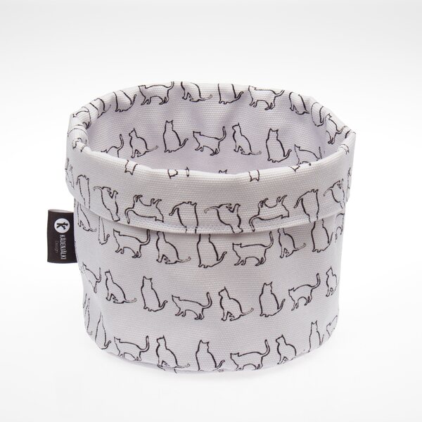 Cats fabric basket