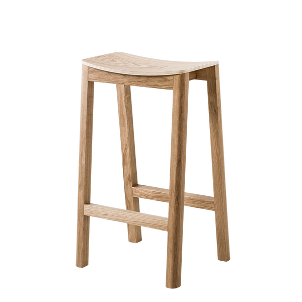 Made By Choice Halikko-bar stool, couleur naturelle chêne / 66 cm