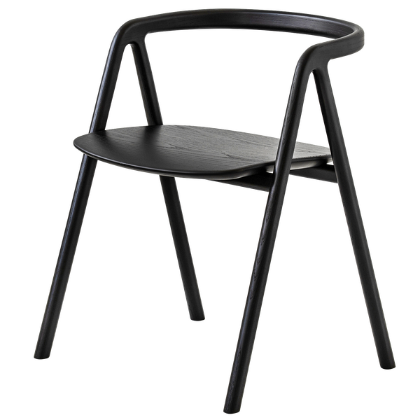 Made By Choice Laakso-chair, dipinto nero cenere