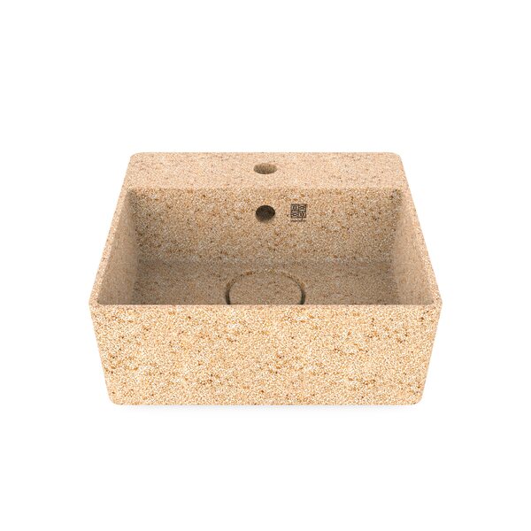 Woodio Cube40 sink with faucet installation