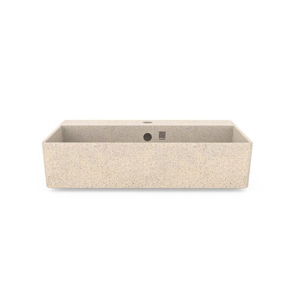 Woodio Cube60 sink with faucet installation