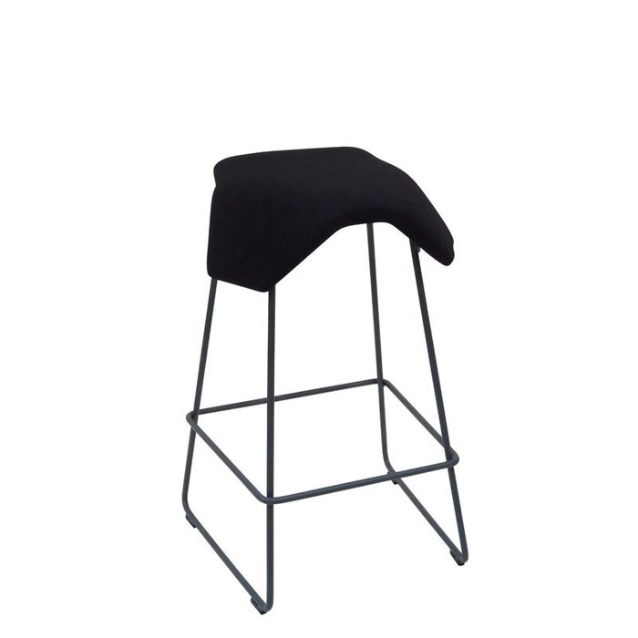 MyKolme design ILOA Joy Bar bar stool, black fabric