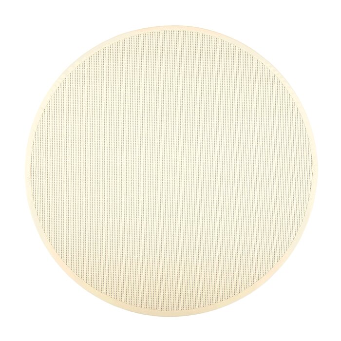 VM Carpet Lyyra2-puuvilla-paperinarumatto pyöreä, Valkoinen 52