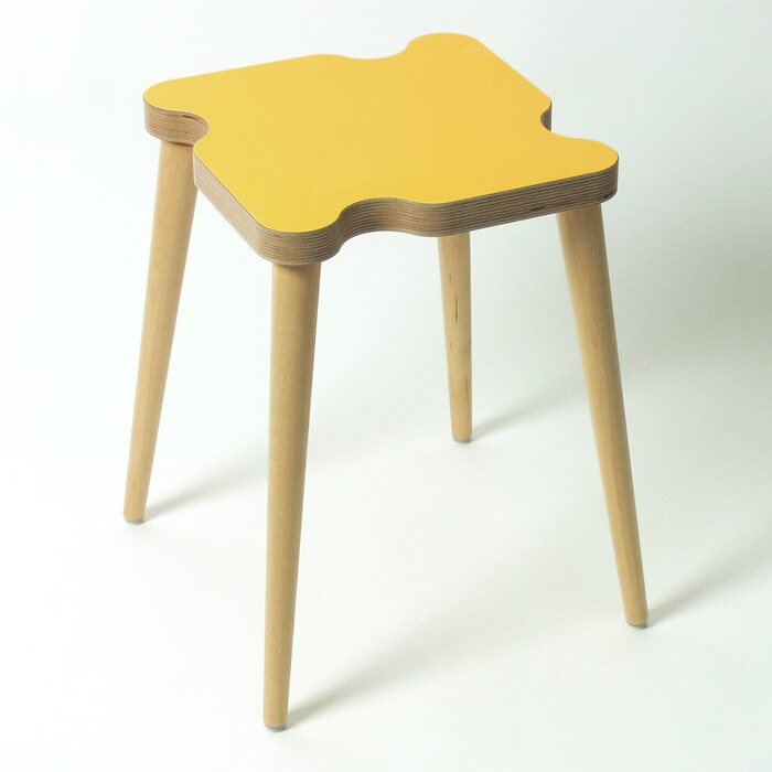 Puulon Oy Mutteri-stool, Yellow
